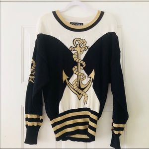 Vintage NAUTICAL Escada Sweater